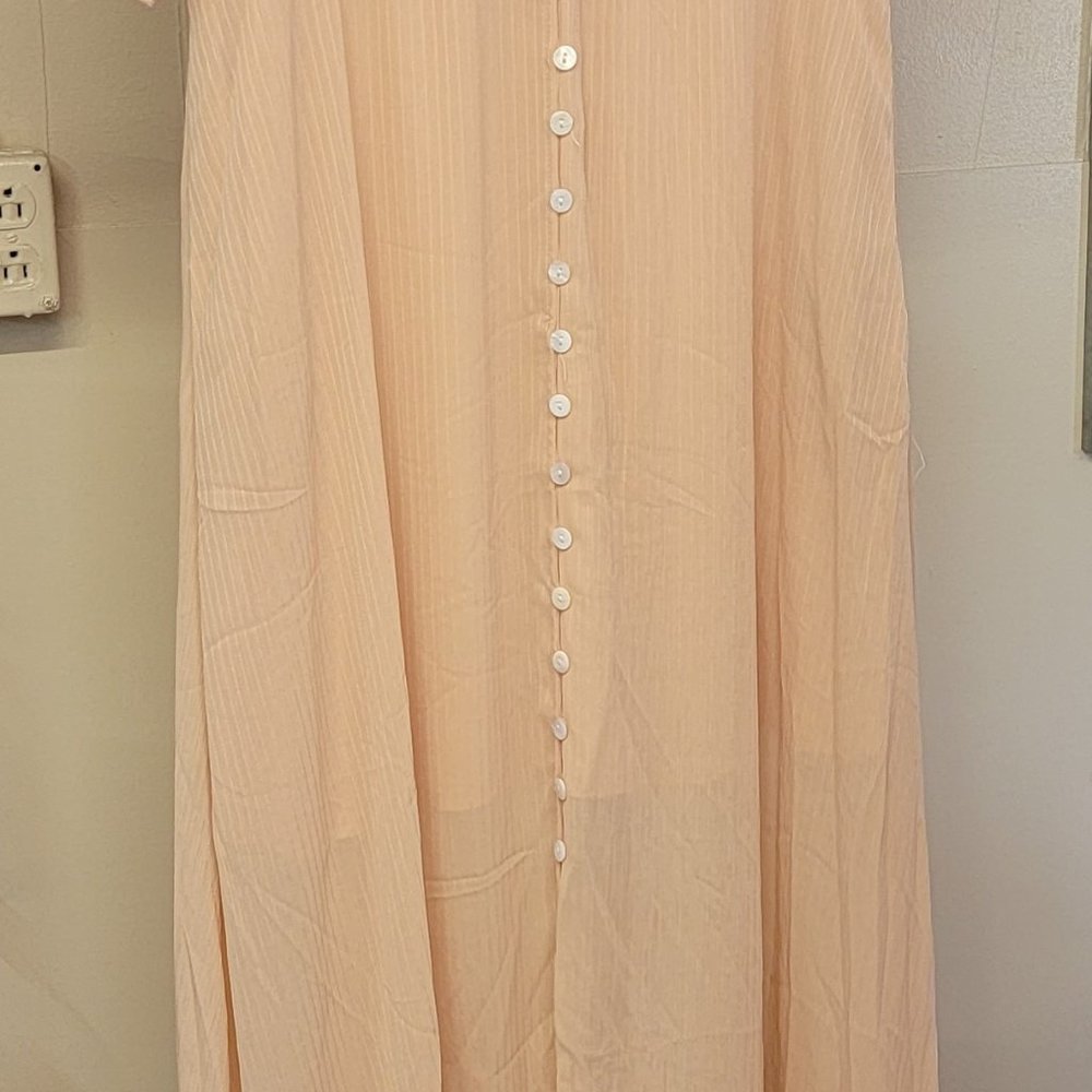 1731 - Anly Peach Dress - M